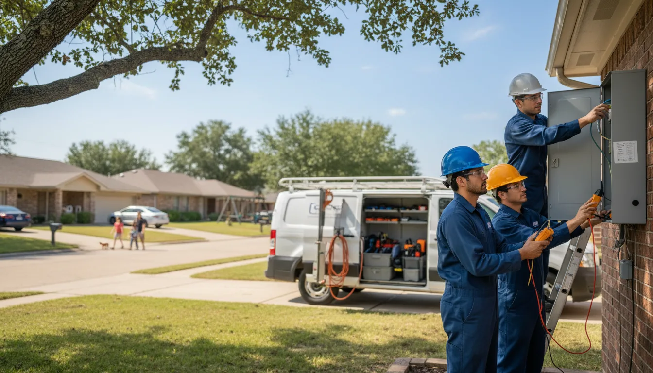 Certified electrician providing emergency electrical services in Glynn, LA